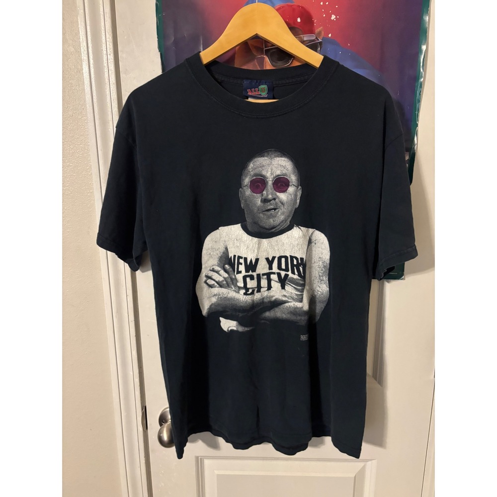 Vintage 1999 The Three Stooges Curly Howard NYC T-Shirt Black Large All Sport
